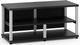 Salamander Designs® Synergy Open Center Twin 20 AV Cabinet-Black/Aluminum-0
