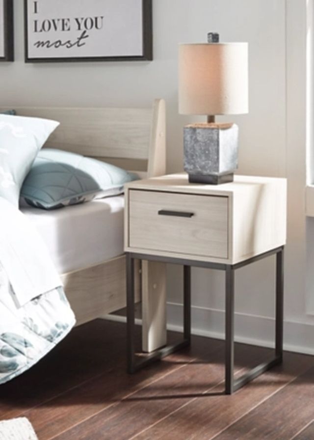 Signature Design by Ashley® Socalle Light Natural Nightstand-4