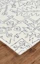 Feizy Belfort Ivory/Charcoal 8' x 10' Area Rug-1