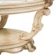 Michael Amini® Platine De Royale Champagne Oval Cocktail Table-3