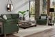 International Furniture Direct Olimpia Olive Loveseat-1