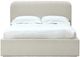 Modus Furniture Virgil Off-White/Ricotta Full Upholstered Panel Bed-2