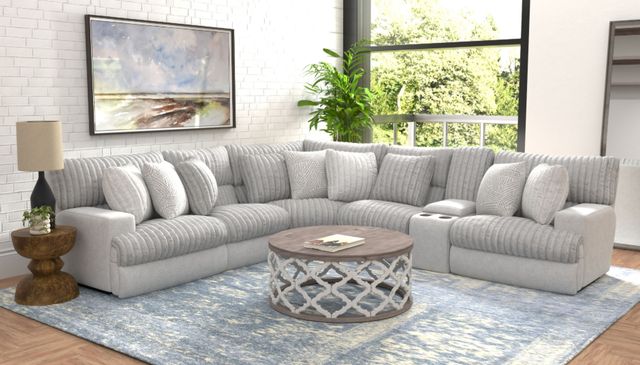 Catnapper® Abraxas 6-Piece Moonstruck 41" Curved Power Reclining Sectional-2