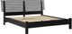 Signature Design by Ashley® Danziar Black Queen Slat Panel Bed-1