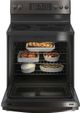 GE Profile™ 30" Fingerprint Resistant Black Stainless Steel Free Standing Electric Range-2