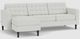 EQ3 Customizable Reverie 2-Piece Low Armrest Left-Arm Facing Sofa Sectional and Chaise-3