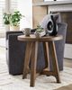 Hammary® Weisman Nutmeg Round End Table-1