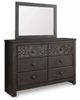 Signature Design by Ashley® Paxberry 5-Piece Black King Panel Bed Set-2