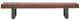Classic Home Duarte Black/Rustic Brown 74" Bench-1