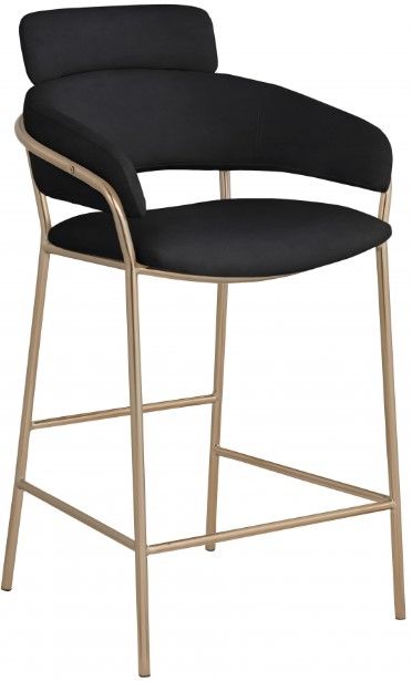 Meridian Furniture Yara Black Counter Stool-0