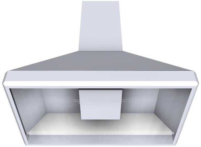 Vent-A-Hood® 42" White ARS Duct-Free Euro-Style Island Range Hood-2