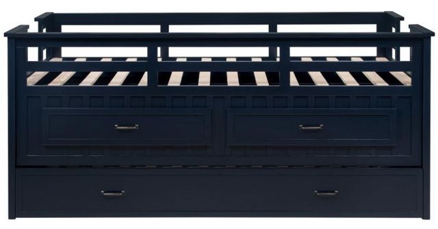 Coaster® Carlsbad Navy Blue Twin Captains Bed with Trundle-4