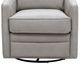 Leather Italia™ Georgetowne Turner Gray Swivel Glider Chair-2