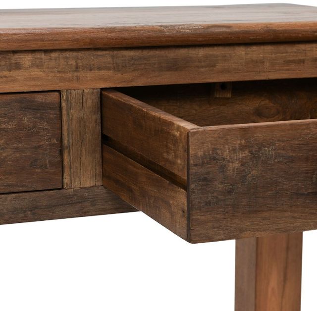 Classic Home Ezra Natural 3-Drawer Console Table-2