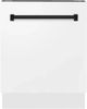 Zline Autograph Edition 24" White Matte Built In Dishwasher-0