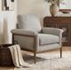 Elements International Comet Light Gray Accent Chair-1