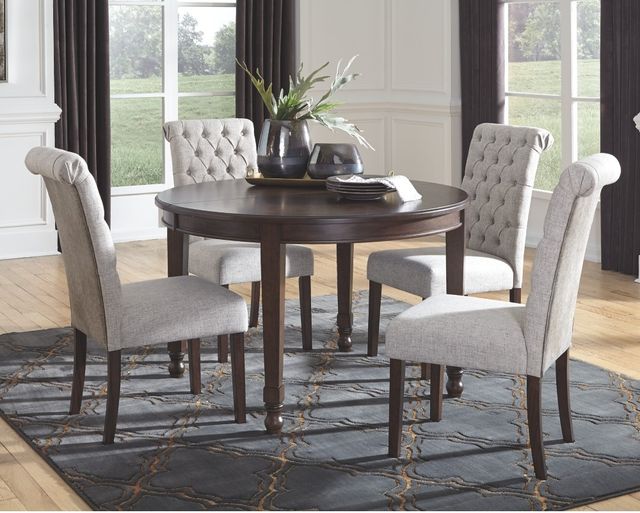 Signature Design by Ashley® Adinton 5-Piece Reddish Brown Dining Table Set-3