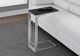 Monarch Specialties Inc. Black Top Accent Table with Grey Metal Base-1