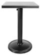 CabanaCoast® Customizable Monaco Aluminum 24" Outdoor Square Pedestal Balcony Table-1