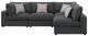 Coaster® Serene 4-Piece Charcoal Modular Sectional-4