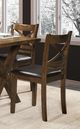 Mazin Furniture Pandora Black/Oak Side Dining Chair-1