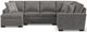 Charisma™ Theodore Chrome Stationary Sectional-4
