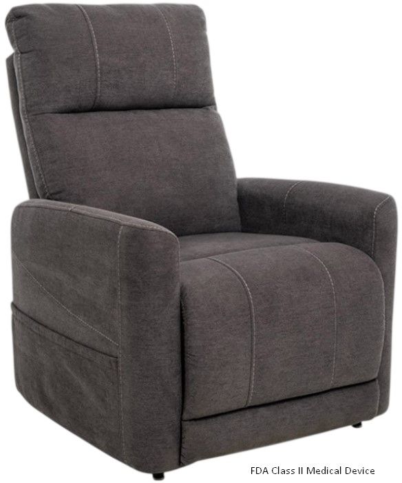 Mega Motion® Trio Invigorate Saville Gray Power Lift Recliner-3