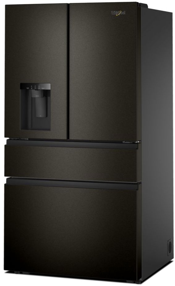 Whirlpool® 36" 28.9 Cu. Ft. Fingerprint Resistant Black Stainless Steel French Door Refrigerator with Flexible Temperature Drawer-2
