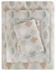 Olliix by True North by Sleep Philosophy Cozy Flannel Multi Leaves California King 100% Cotton Printed Sheet Set-0