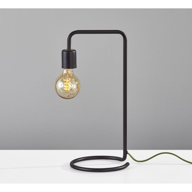 Adesso® Morgan Matte Black Desk Lamp-1