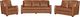 Parker House® Channing Renaissance Cinnamon Leather Stationary Loveseat-1
