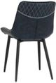 Linon August Blue Upholstered Dining Side Chair-3