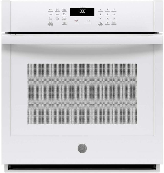 GE® 27" White Electric Built In Single Oven-0