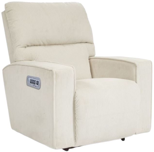 La-Z-Boy® Maddox Pearl Power Rocking Recliner with Headrest and Lumbar-0