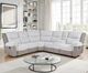 Powell® Withers 3-Piece Tan Manual Reclining Curved Sectional-2