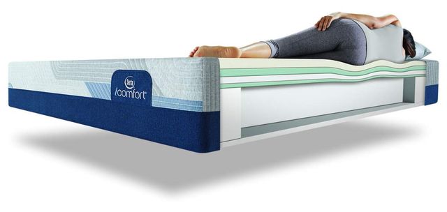 Serta® iComfort® Foam Blue 300 CT Firm Queen Mattress-4