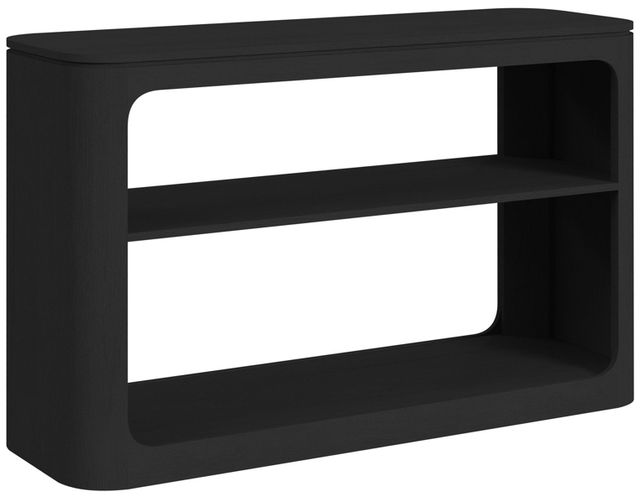 Elements International Rosalie 3-Piece Black Rectangular Occasional Table Set-3