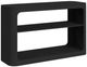 Elements International Rosalie 3-Piece Black Rectangular Occasional Table Set-3