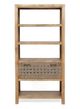 A & B Home Salvador Light Brown 4-Tier Shelf-1