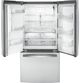 GE® 33" 17.5 Cu. Ft. Fingerprint Resistant Stainless Steel Counter-Depth French Door Refrigerator-3