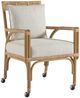 Universal Explore Home™ Escape-Coastal Living Home Newport Brown/Dover Natural Dining Game Chair-0