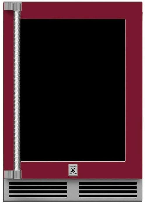 Hestan® GRWG Series 24" 5 Cu. Ft. Burgundy Outdoor Dual Zone Refrigerator with Wine Storage-0