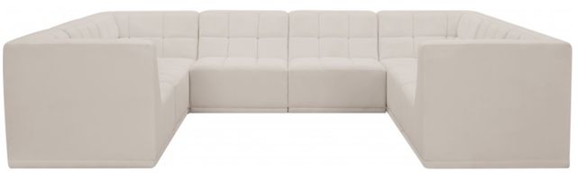 Meridian Furniture Relax 8-Piece Cream Modular Sectional-1