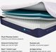 BEDGEAR® H4 Performance® 12" Hybrid Medium Firm Pillow Top Full Mattress in a Box-2