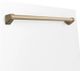 Zline Autograph Edition 24" White Matte Dishwasher Panel with Champagne Bronze Handle-2
