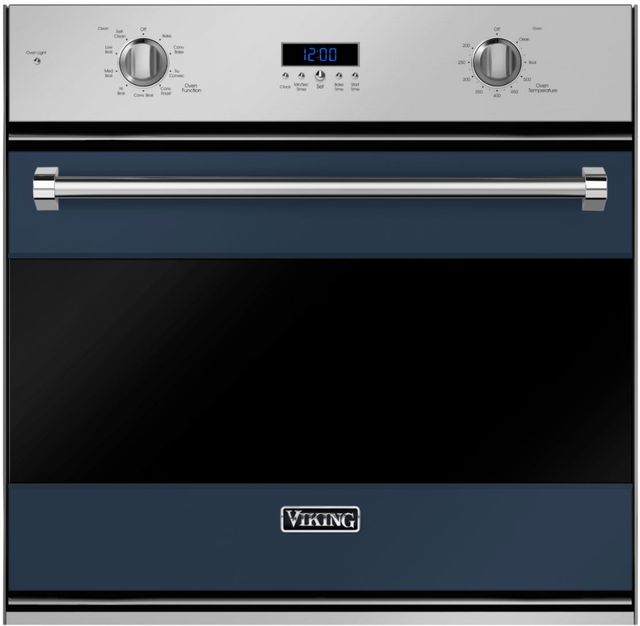 Viking® 3 Series 30" Slate Blue Single Electric Wall Oven-0