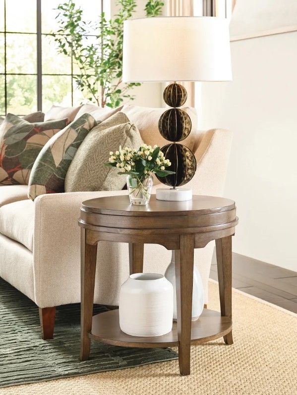 Hammary® Nicolette Hamilton Auburn End Table-1