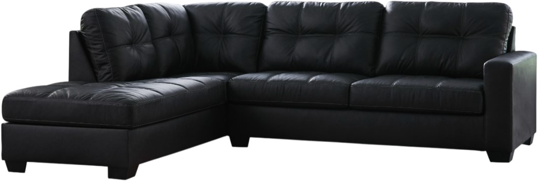 Benchcraft® Barlin Mills 2-Piece Carbon Left-Arm Facing Sectional