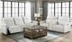 Homelegance® Salida 3-Piece White Power Double Reclining Sectional with Power Headrests-1