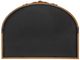 A & B Home Bingley Neutral Brown Hand Carved Rose Arch Mirror-2